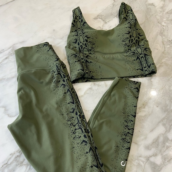 Curves N Combatboots Pants - Curves N Combatboots Crop Bra and Leggings Set